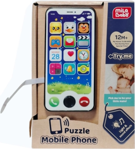 Dziecięcy telefon dotykowy – interaktywna zabawka dla niemowląt