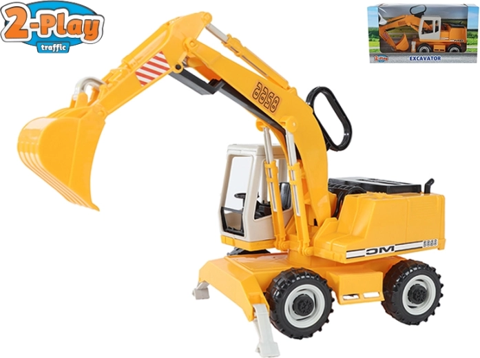 Plastowa koparka 2-Play Traffic dla dzieci