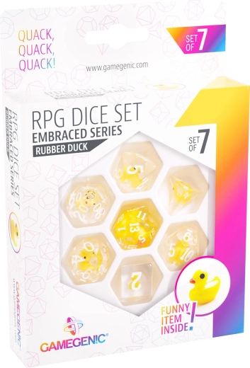 Gamegenic RPG zestaw kości do gier Embraced series Rubber duck