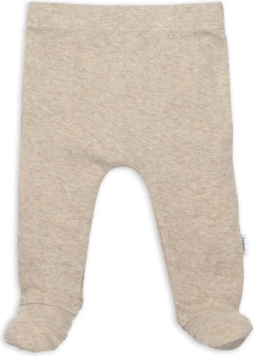 Lodger noworodkowe spodnie z zakrytymi stópkami Melange beige roz. 50
