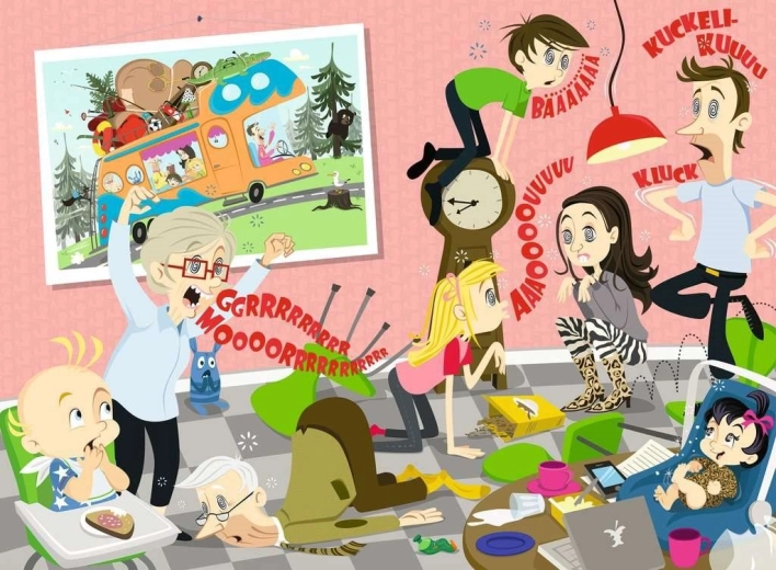 Ravensburger puzzle Superbrat XXL 100 elementów