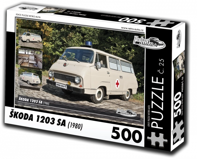 Puzzle RETRO-AUTA Škoda 1203 SA 500 elementów