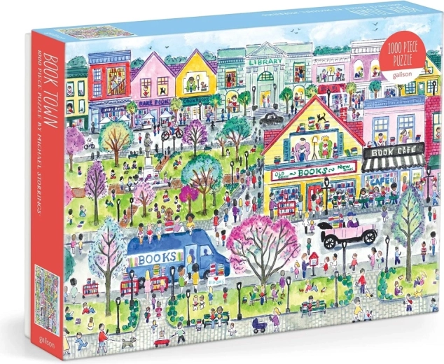Puzzle 1000 elementów Miasto książek od Galison – MICHAEL STORRINGS