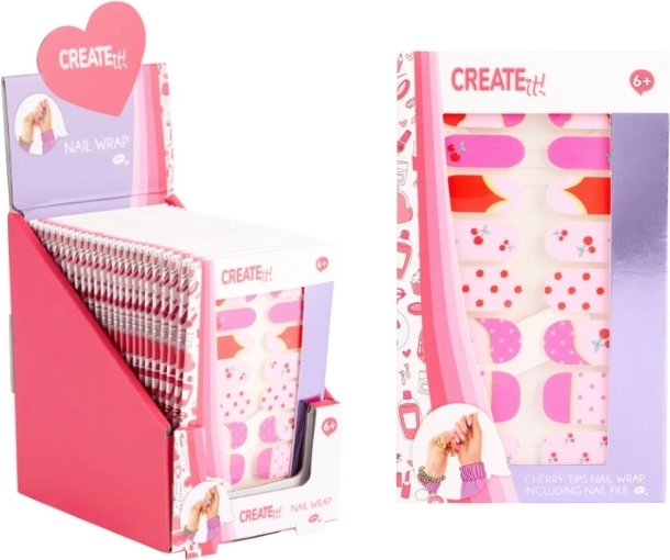 Create It! sztuczne paznokcie samoprzylepne dla dzieci