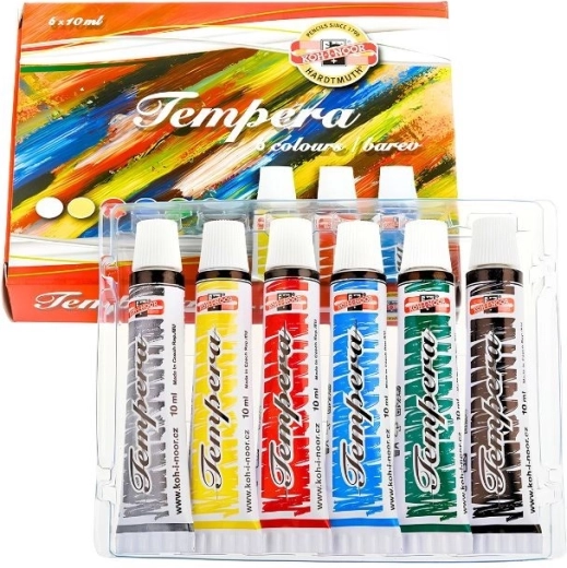 Farby temperowe Koh-i-noor 6 szt. 10 ml