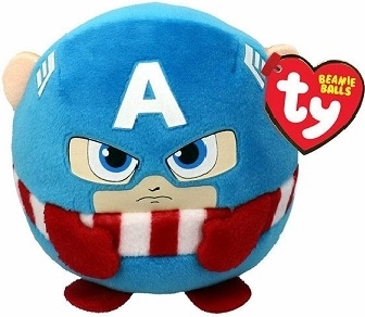 Ty Beanie Balls Captain America pluszowa kulka