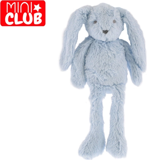 Pluszowy króliczek Mini Club niebieski z długimi nogami 37 cm