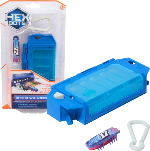 Hexbug HEXBOTS Nano On‑The‑Go Launcher z mikro robotem