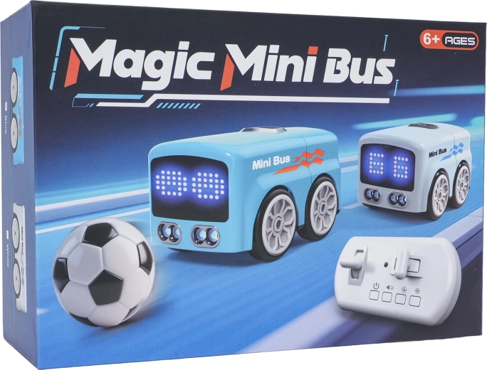 RC mini autobus z piłką – biały