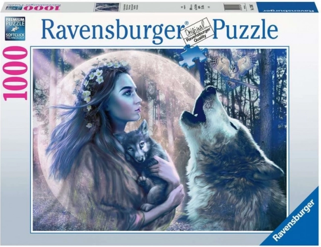 Puzzle 1000 elementów RAVENSBURGER magia księżycowego blasku
