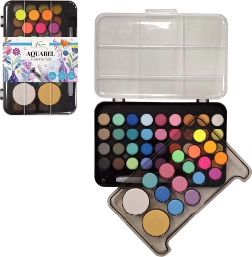 Zestaw farb akwarelowych 36 kolorów