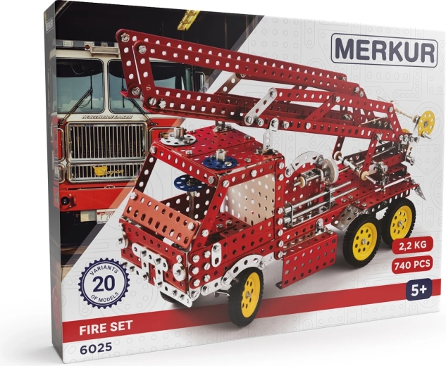 Merkur Fire set — zestaw konstrukcyjny dla małych strażaków