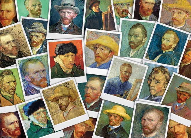 EUROGRAPHICS Puzzle Autoportrety Van Gogha 1000 elementów