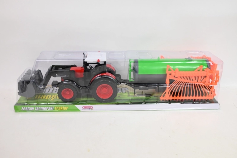 Traktor z maszyną rolniczą