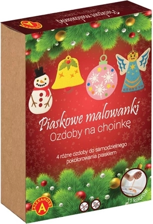 Alexander malowanie piaskiem – ozdoby bożonarodzeniowe Bałwanek
