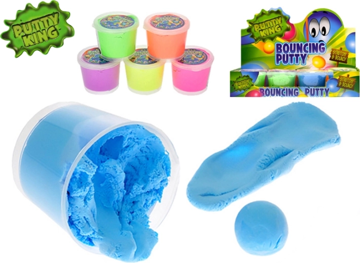 Skacząca masa Putty King 35 g – mix 6 kolorów w kubeczku