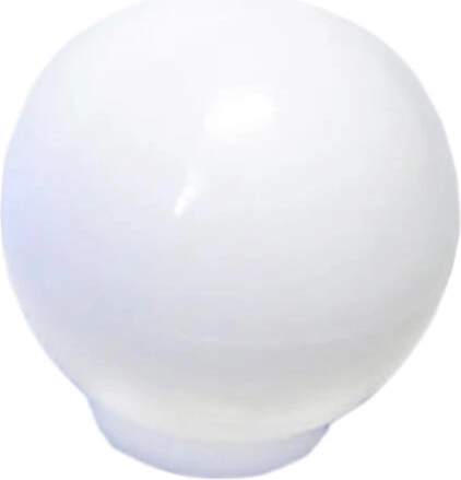 Biały plastikowy gałka meblowa Rotan 30 mm