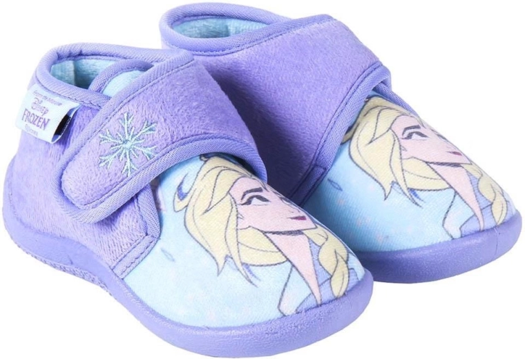 Dziecięce kapcie Frozen Elsa fioletowe