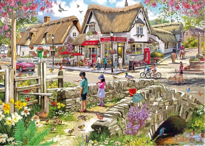 Puzzle Żonkile i kaczęta 1000 elementów GIBSONS