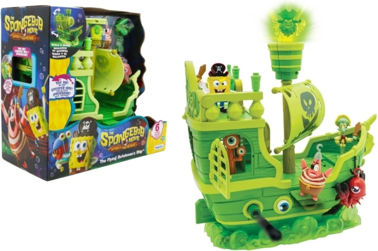 SpongeBob – piracki statek Latający Holender z 6 figurkami