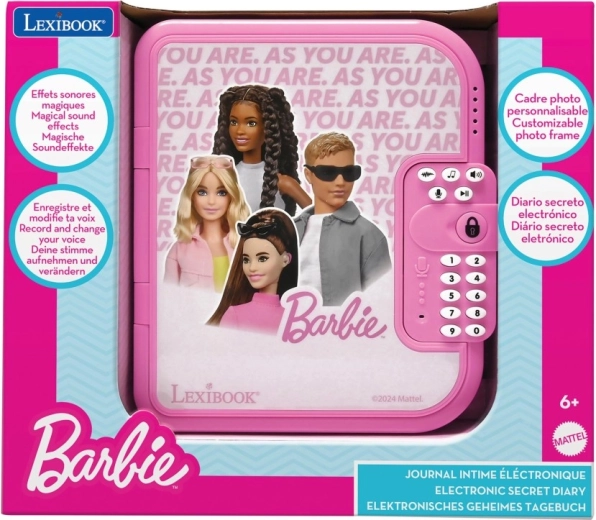 Elektroniczny tajny pamiętnik BARBIE od Lexibook