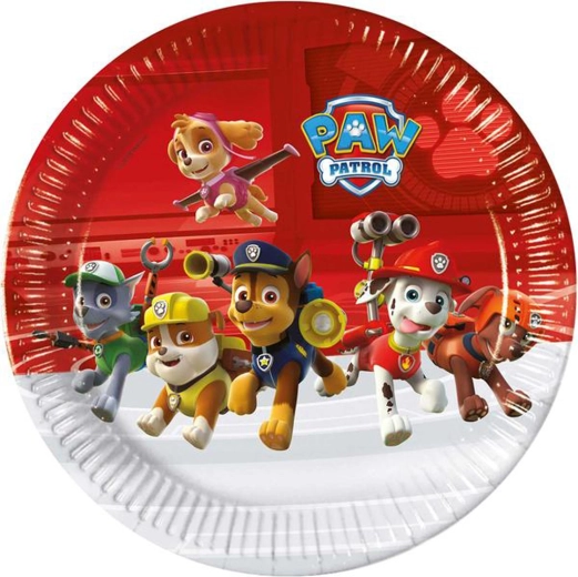 Papierowe talerzyki PAW PATROL 20 cm, 6 szt.