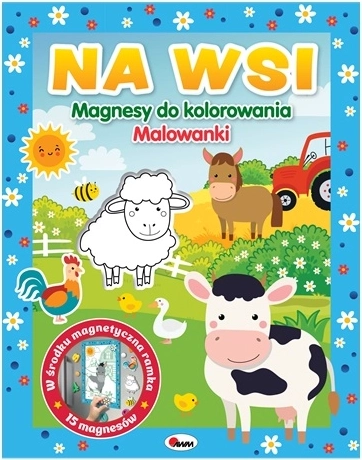 Magnesy do kolorowania – Na farmie