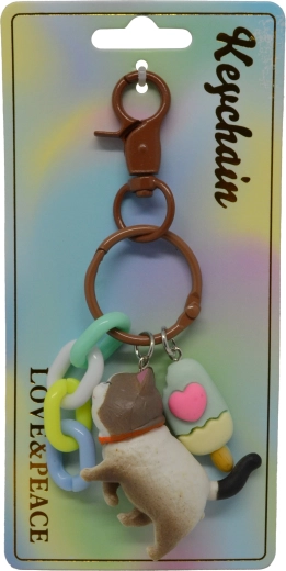 Brelok do kluczy kotek