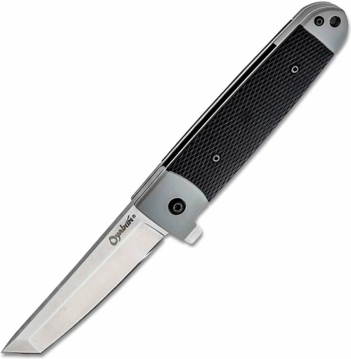 Składany nóż Cold Steel Oyabun 9 cm, czarny, Griv-Ex i Kray-Ex