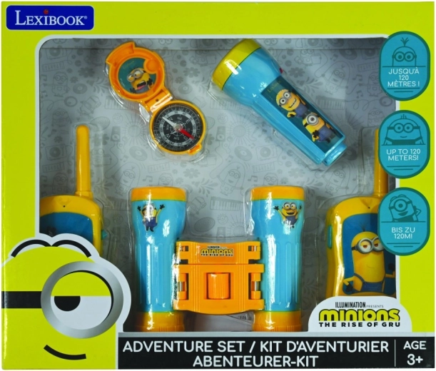 Zestaw przygodowy z krótkofalówkami Minionki