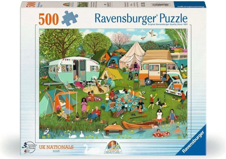 Puzzle Ravensburger Przygoda na kempingu 500 elementów