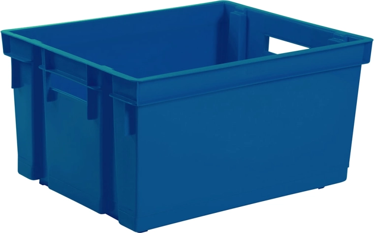 Plastowy box 30 l HANDLING niebieski