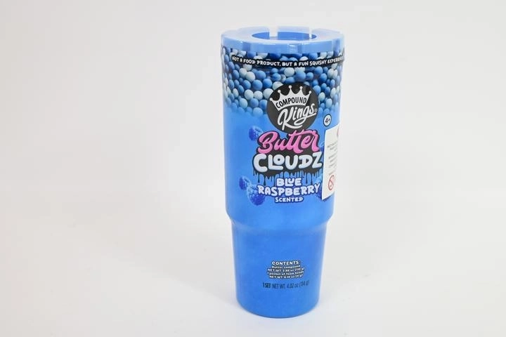Wecool Butter Cloudz pachnąca modelina z piankowymi kuleczkami – niebieska malina