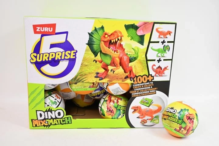 ZURU 5 Surprise Dino Mix and Match – niespodziankowa kula