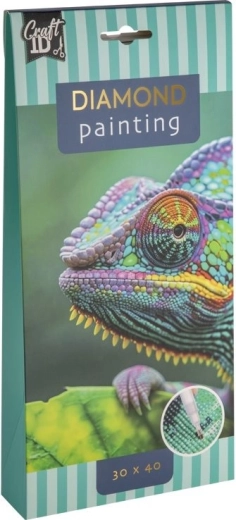 Malowanie diamentami Kameleon 30 × 40 cm