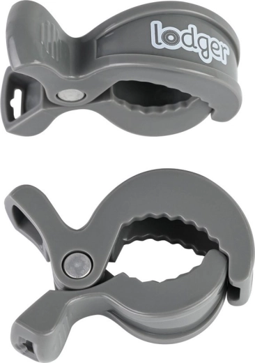 Lodger klipsy do otulacza Swaddle Clip Carbon (2 szt.)