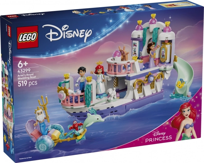 LEGO Disney Princess królewska ślubna łódź Ariel