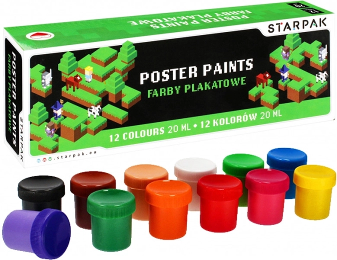 Farby pikselowe Minecraft