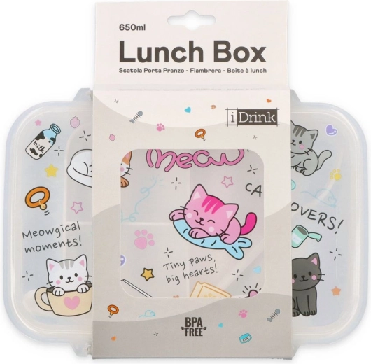 iTotal lunch box z kotkami - 1 szt.