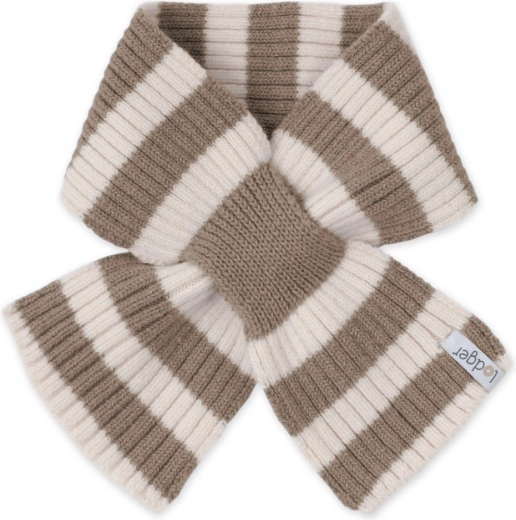 Lodger dziecięcy szalik z wełny merino stripe buffalo