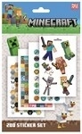 Minecraft zestaw naklejek 200 szt.