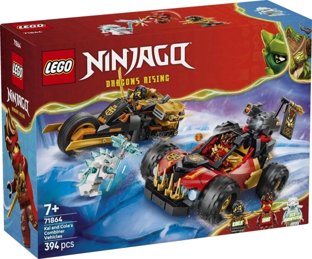 Połączone pojazdy Kaia i Cole'a LEGO NINJAGO