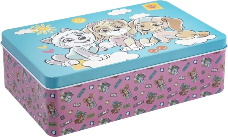 Metalowe pudełko z motywem Psiego Patrolu