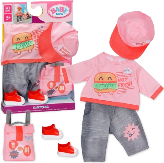 BABY born strój Snack Shop dla lalki 43 cm