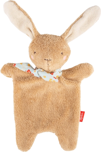 Sigikid bawełniany przytulaczek-komforter króliczek brązowy 25 cm