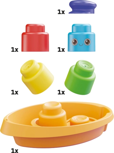 Momy Soft miękkie kostki z łódką