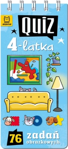Quiz dla czterolatków – 76 obrazkowych zadań