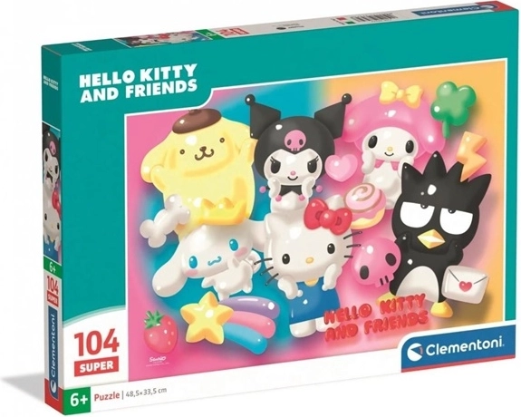 Puzzle Clementoni Super Color Hello Kitty 104 elementy