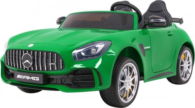 Elektryczny samochodzik MERCEDES-BENZ GT R 4x4, lakierowany zielony
