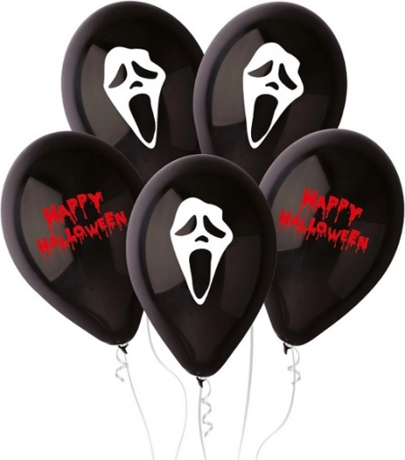 Gemar pastelowe balony premium 12" Straszny Halloween (5 szt.)